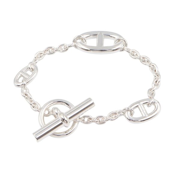 HERMES Silver Charm Bracelet - Picture 1 of 7
